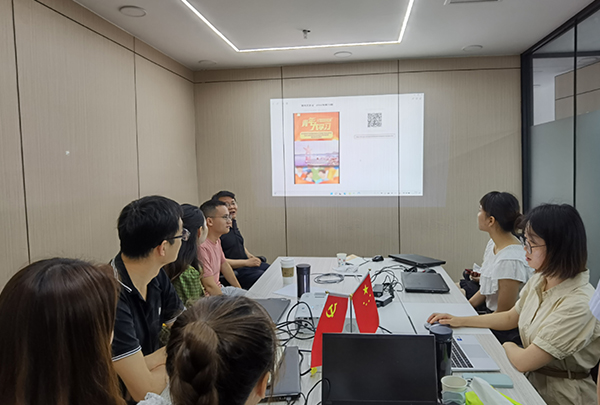 组织学习“青春心向党 百年再启航—学习习近平总书记在庆祝中国共产主义青年团成立100周年大会上的重要讲话精神” 主题云团课